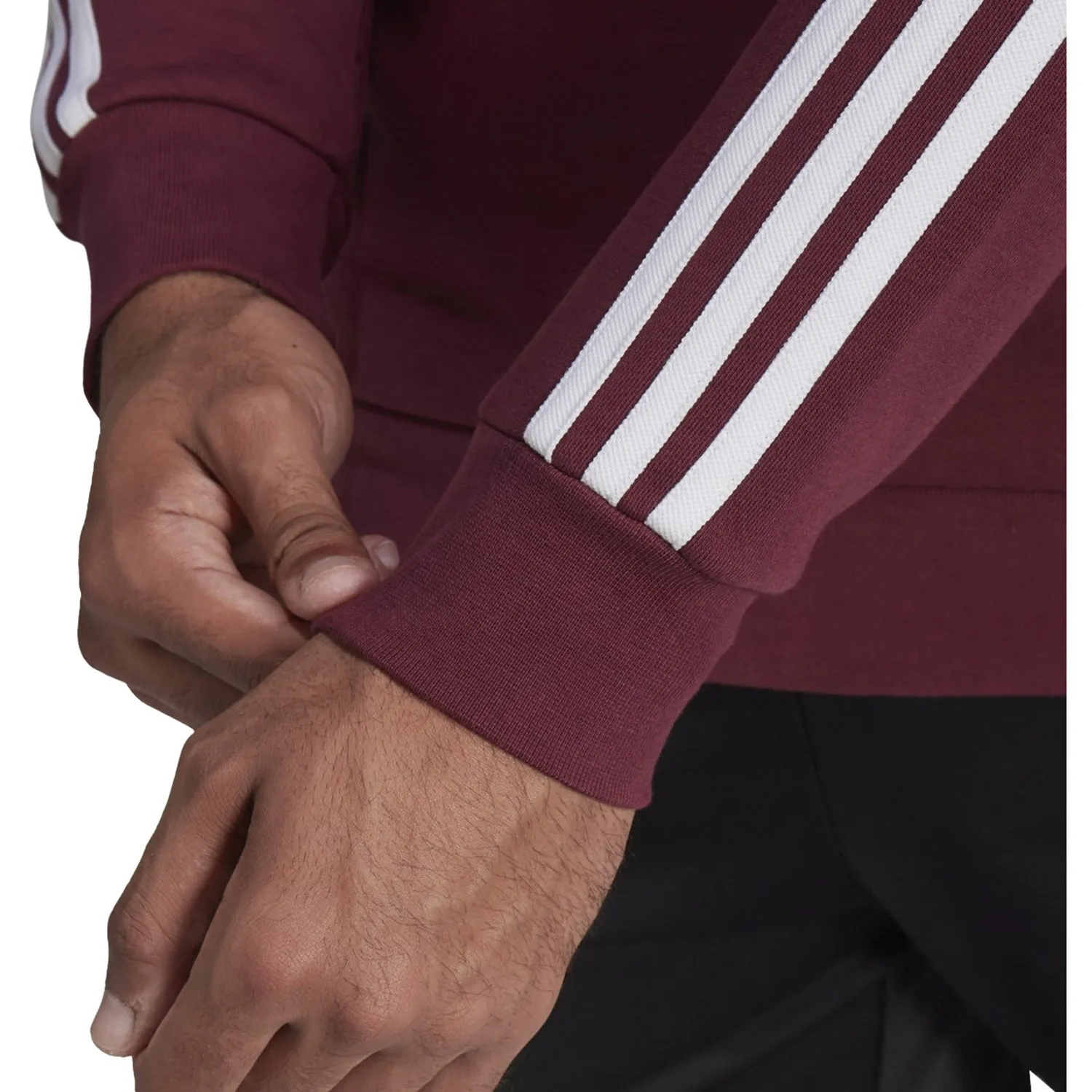 Adidas Adicolor Classics 3-Stripes Men's Crew Sweatshirt Victory Crimson