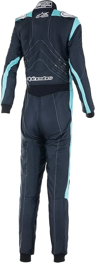 ALPINESTARS 3360022_1721_36 Womans auto racing suit Stella GP Pro Comp V2 FIA Black / Turquoise / White, Size 36