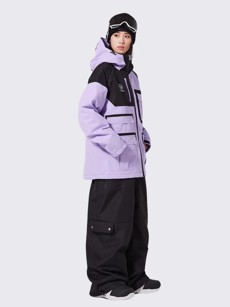 ARCTIC QUEEN Colorblock Cargo Ski Jacket - Women's