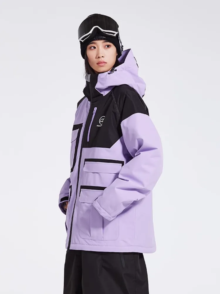 ARCTIC QUEEN Colorblock Cargo Ski Jacket - Women's