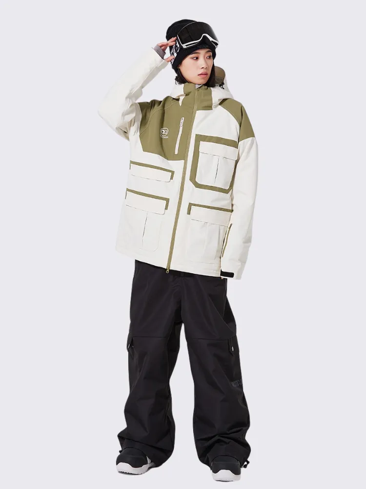 ARCTIC QUEEN Colorblock Cargo Ski Jacket - Women's