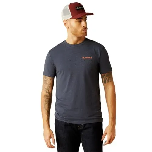 Ariat Men's Eagle Rock T-Shirt, Navy Heather