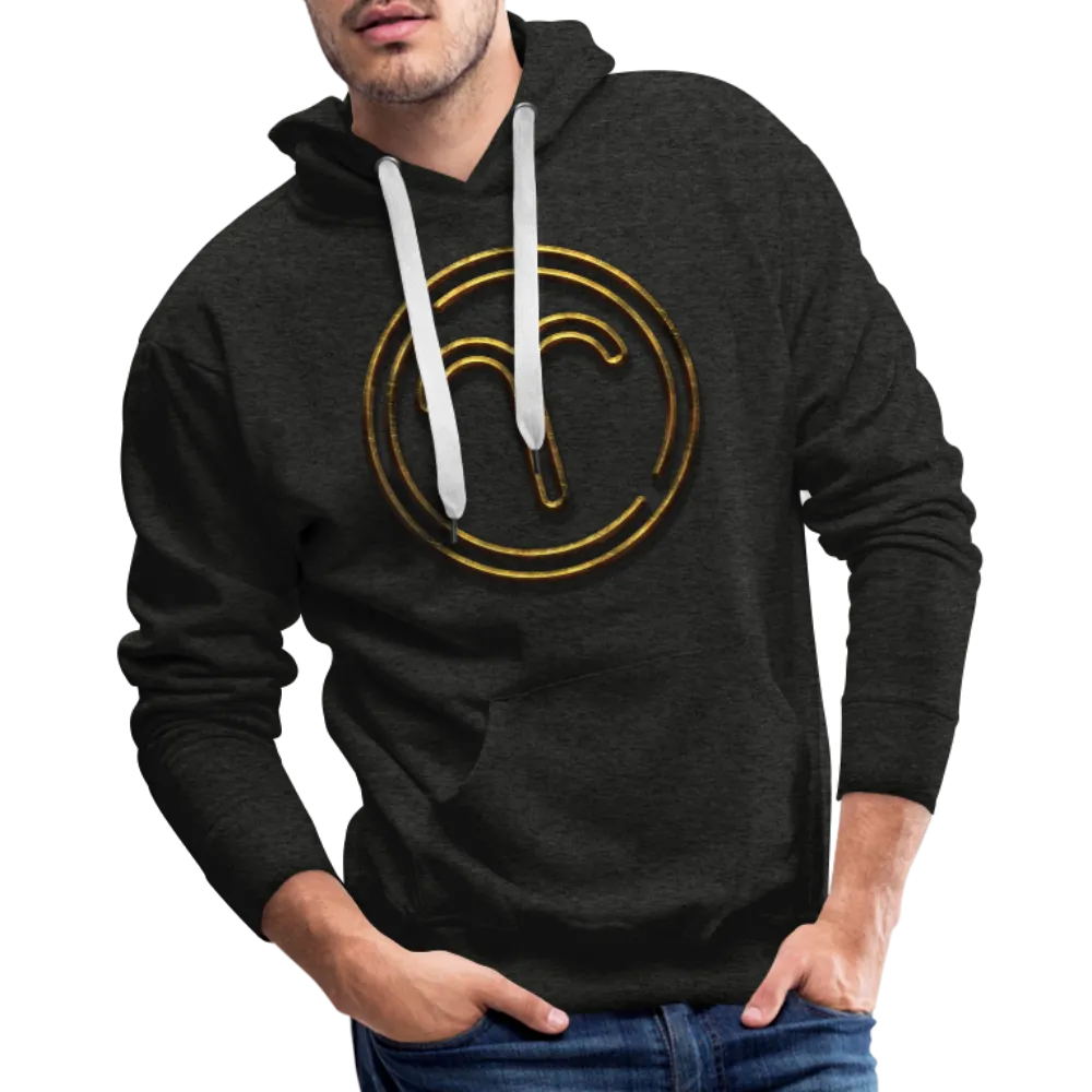 Aries 3D Gold Medallion Men’s Premium Hoodie