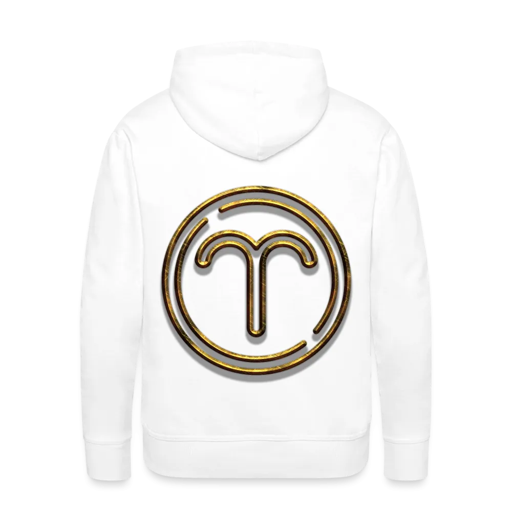 Aries 3D Gold Medallion Men’s Premium Hoodie