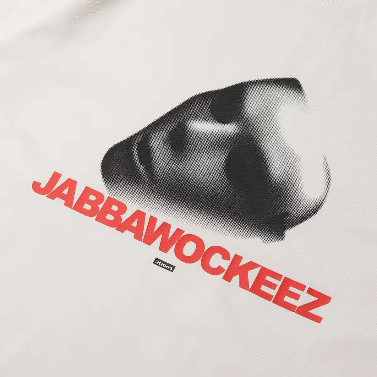 ATMOS X JABBAWOCKEEZ  MASK BACK PRINT T-SHIRTS