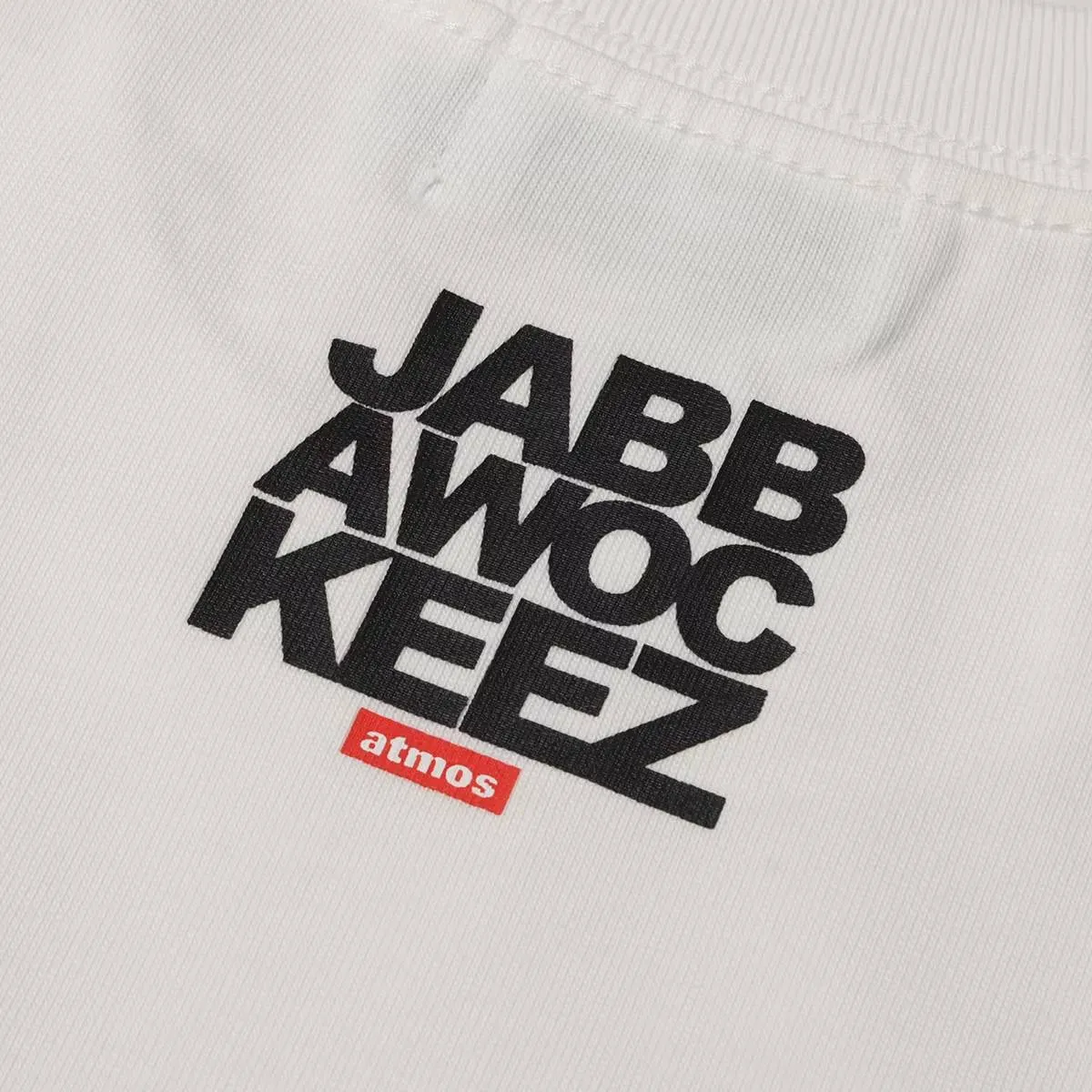 ATMOS X JABBAWOCKEEZ  MASK BACK PRINT T-SHIRTS