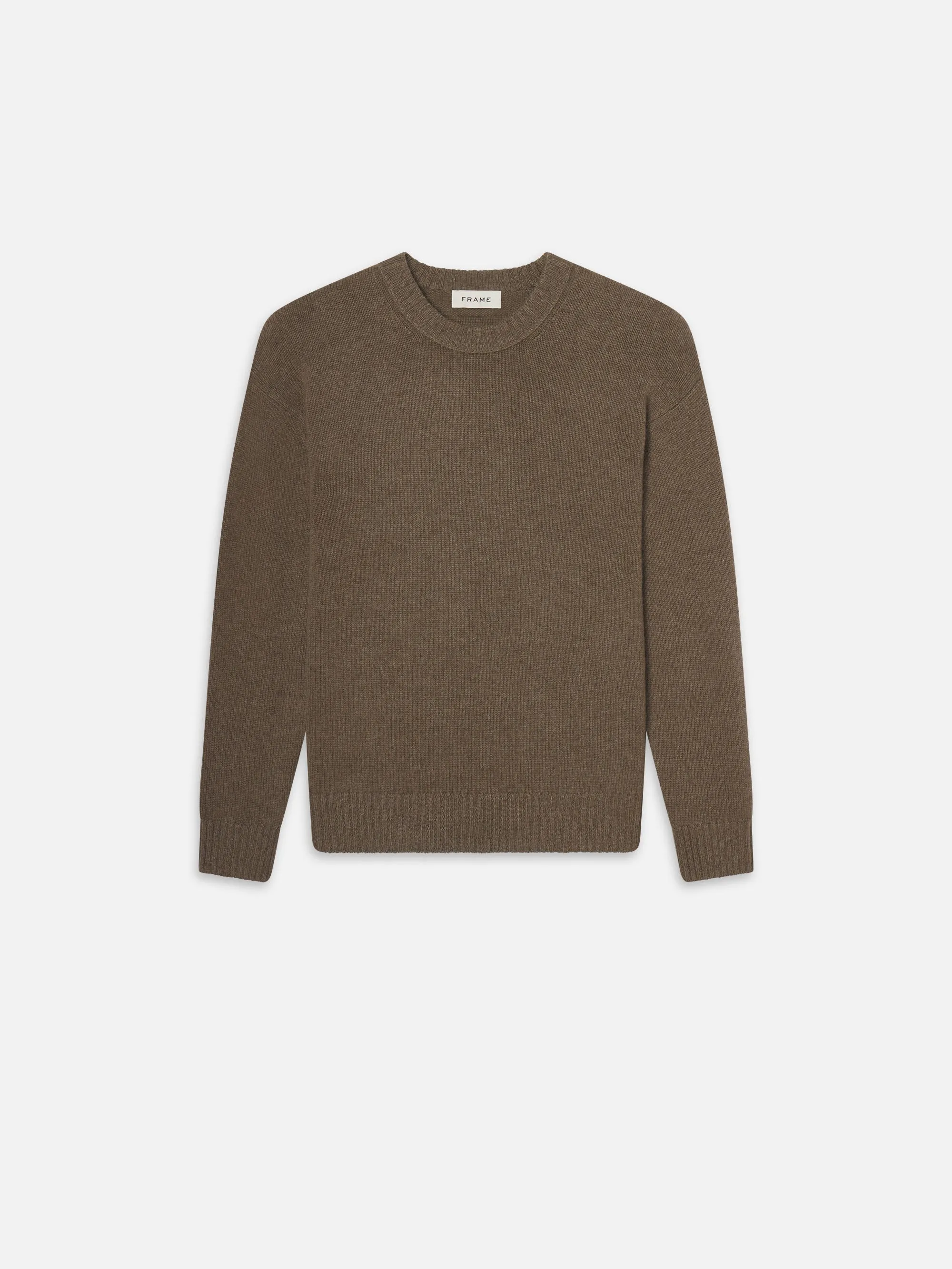 Cashmere Crewneck Sweater -- Soft Mocha