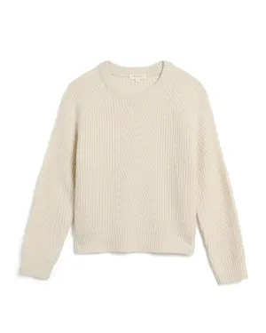 Chelsea Wool Sweater in Off White