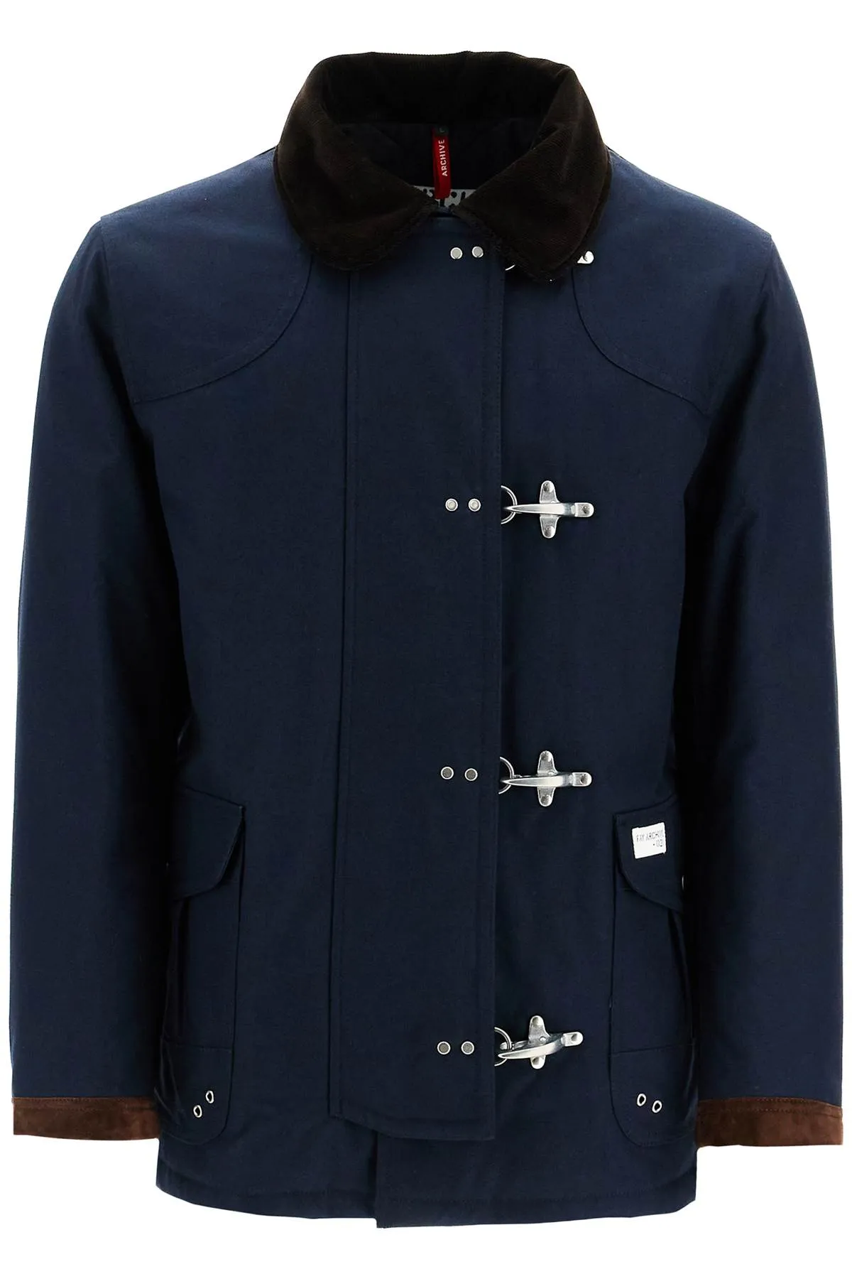 Fay Archive 4-Hook Canvas Jacket With Classic