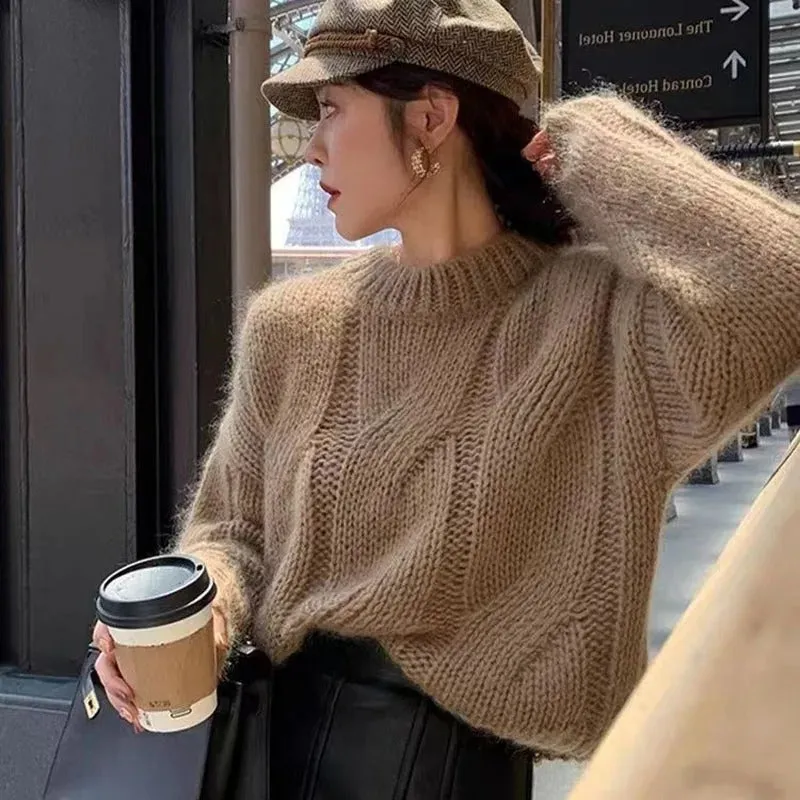 Fiona - Ladies oversize knitted sweater