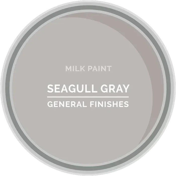 General Finishes Milk Paint, Seagull Gray