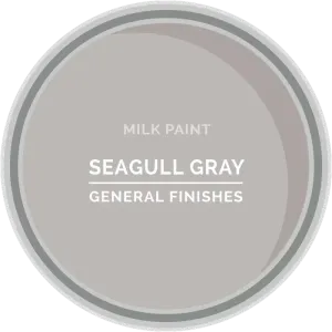 General Finishes Milk Paint, Seagull Gray