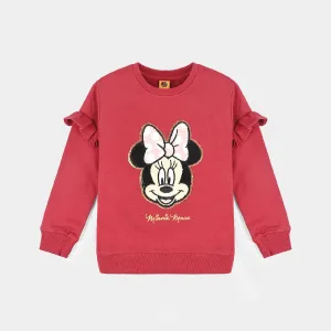 Girls Cotton Terry Sweatshirt Character-Emboldened