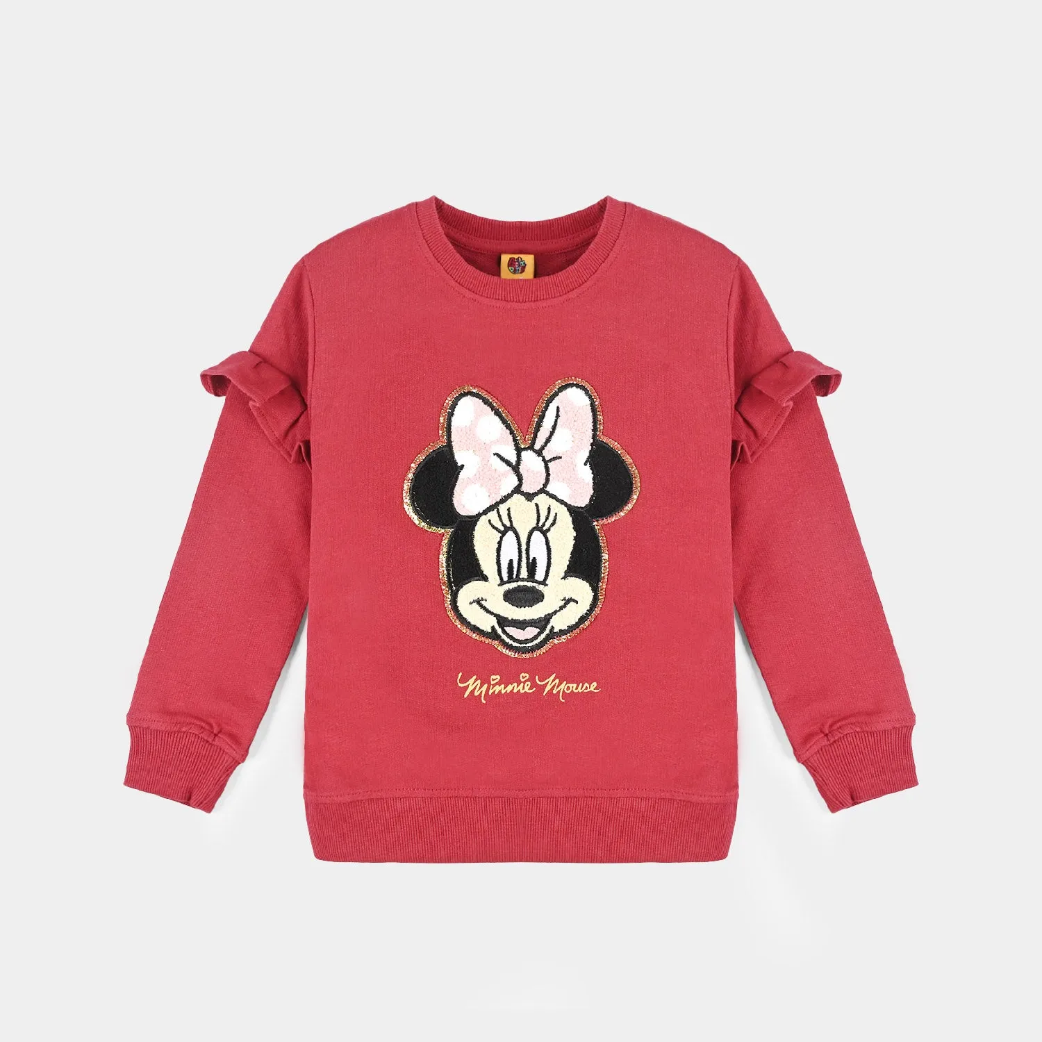 Girls Cotton Terry Sweatshirt Character-Emboldened