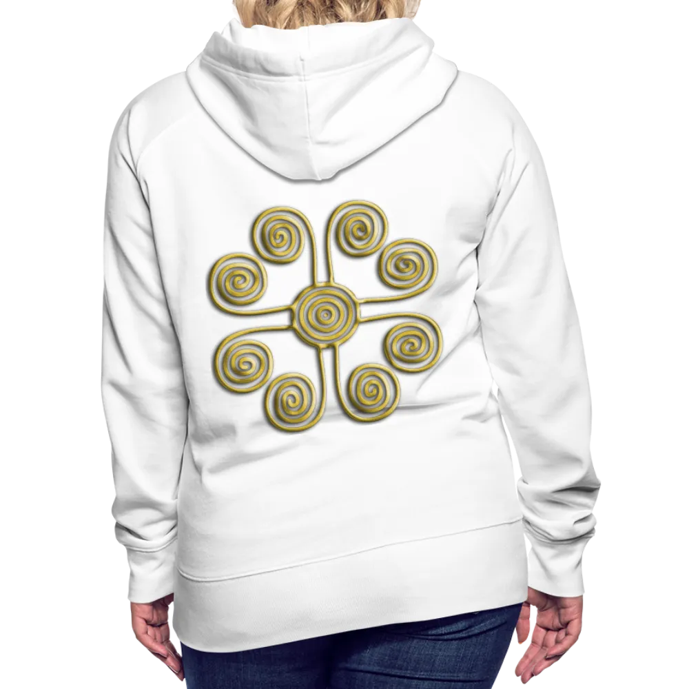 Gold Swirl 1 Women’s Premium Hoodie