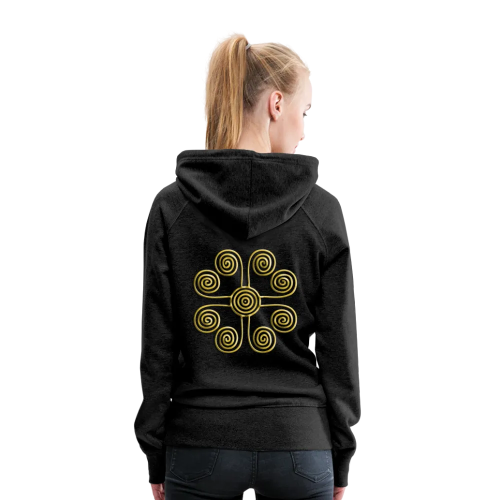 Gold Swirl 1 Women’s Premium Hoodie