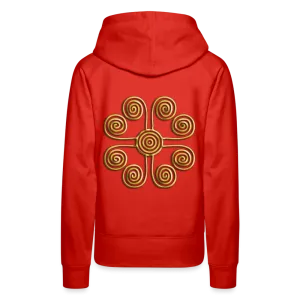 Gold Swirl 1 Women’s Premium Hoodie