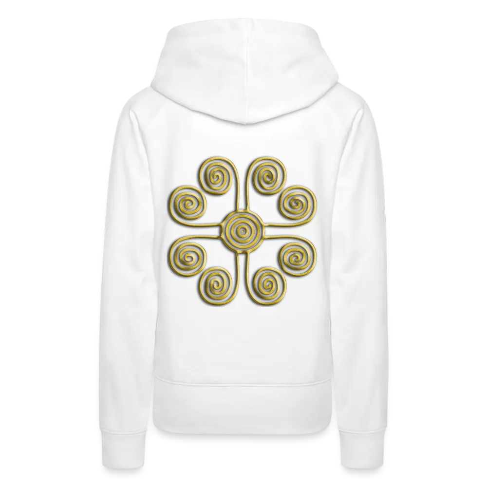 Gold Swirl 1 Women’s Premium Hoodie