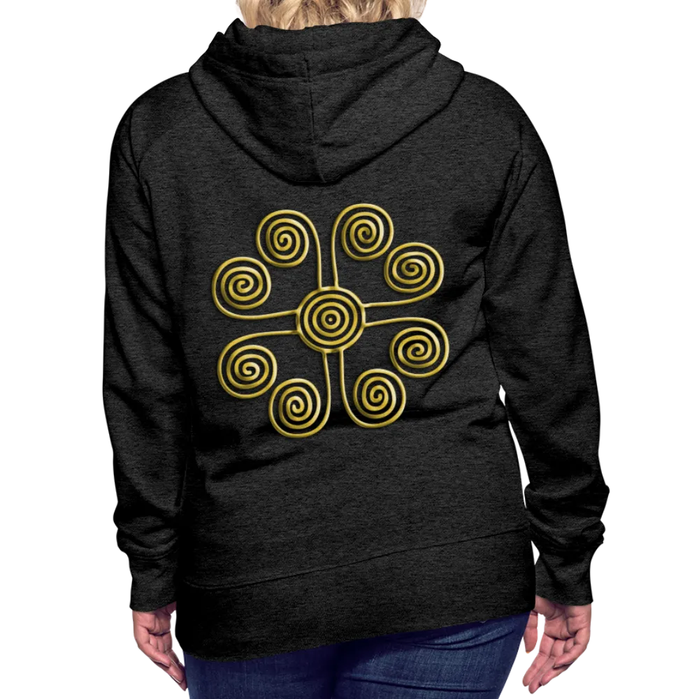 Gold Swirl 1 Women’s Premium Hoodie