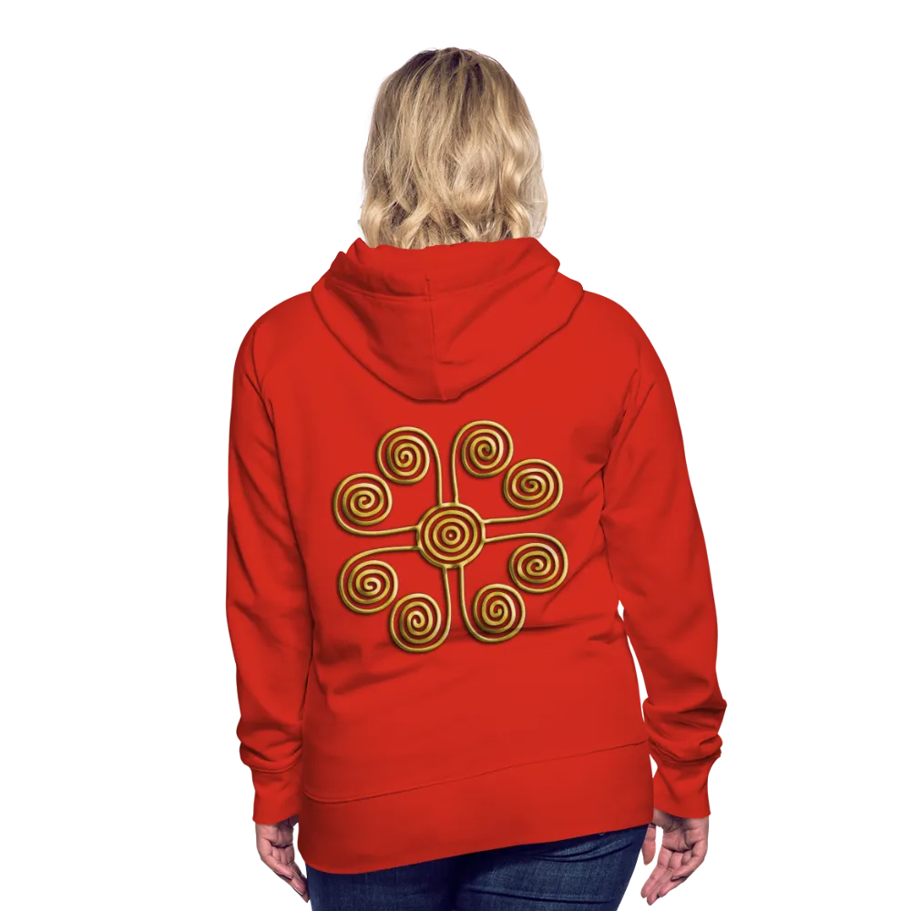 Gold Swirl 1 Women’s Premium Hoodie