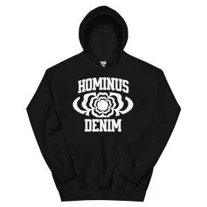 Hominus Denim Club Logo Casual Hoodie