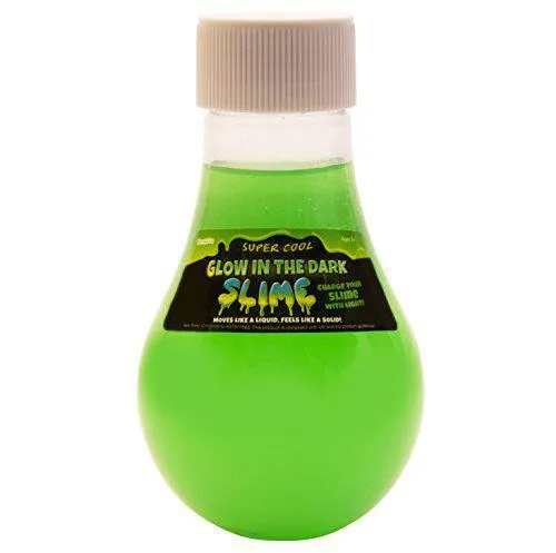 Kangaroo's Super Cool Glow in The Dark Slime - Birthday Party Favors Slime - Green, Blue, And Yellow! 1Pcs Random Pick