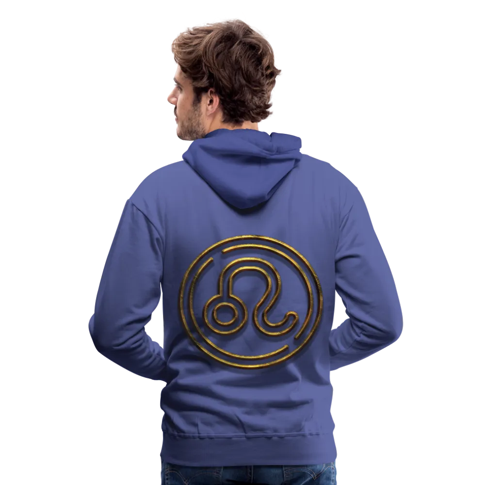 Leo 3D Gold Men’s Premium Hoodie