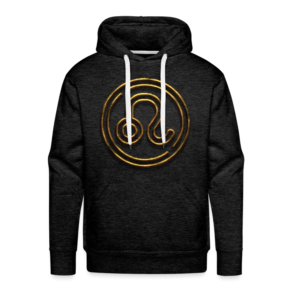 Leo 3D Gold Men’s Premium Hoodie