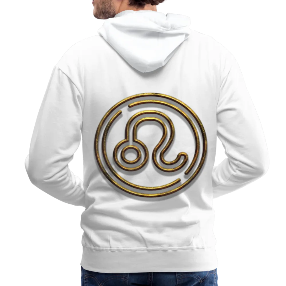 Leo 3D Gold Men’s Premium Hoodie