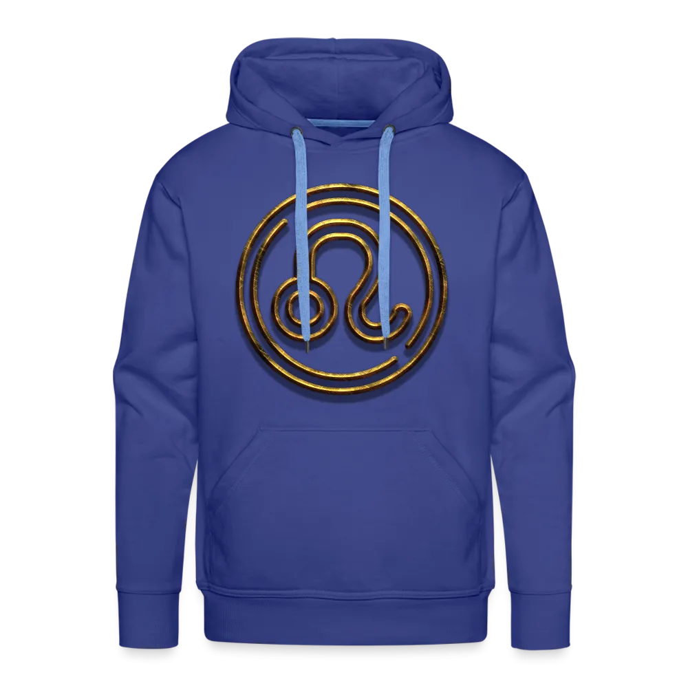 Leo 3D Gold Men’s Premium Hoodie