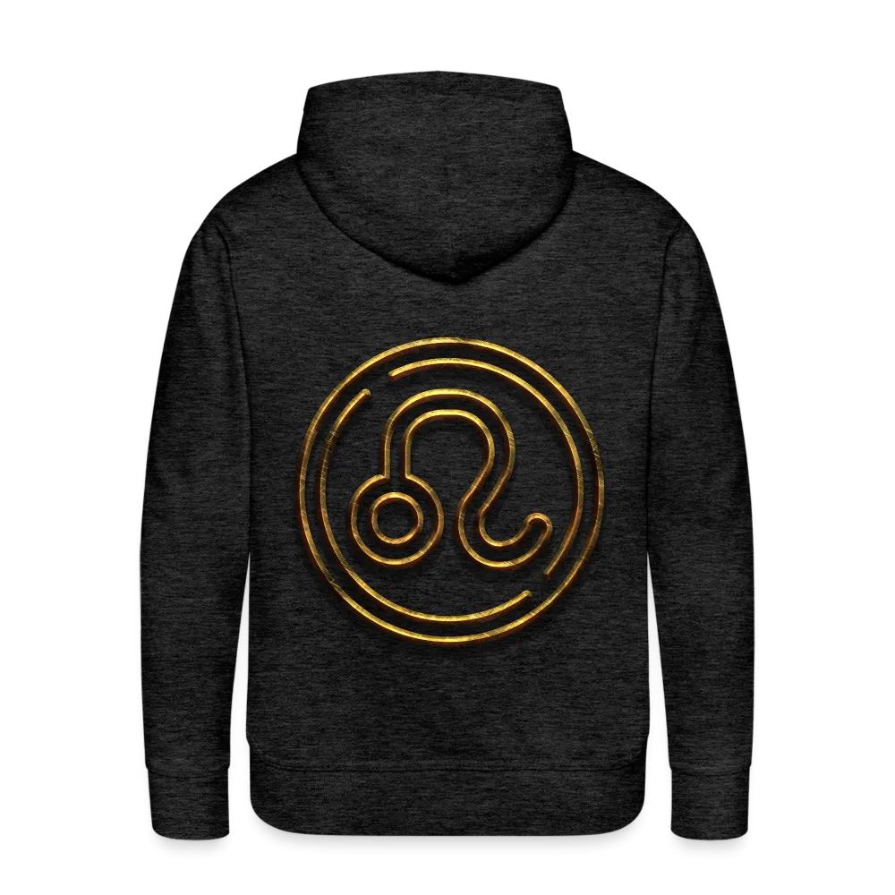 Leo 3D Gold Men’s Premium Hoodie