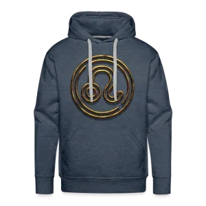 Leo 3D Gold Men’s Premium Hoodie