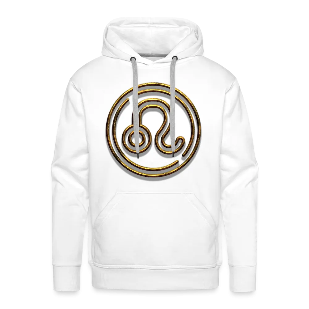 Leo 3D Gold Men’s Premium Hoodie