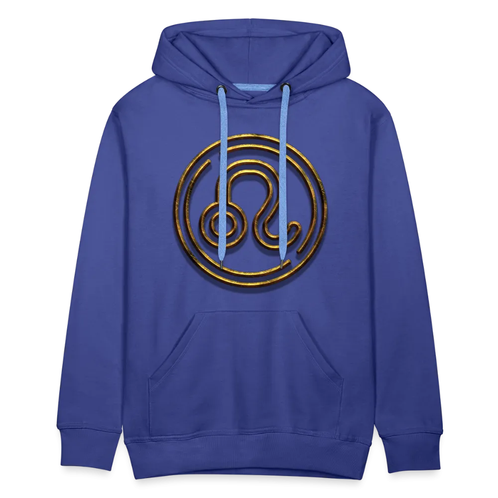 Leo 3D Gold Men’s Premium Hoodie