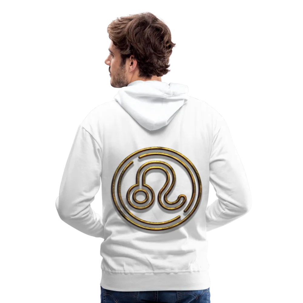 Leo 3D Gold Men’s Premium Hoodie