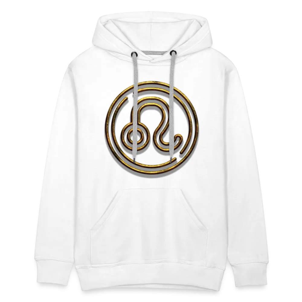 Leo 3D Gold Men’s Premium Hoodie