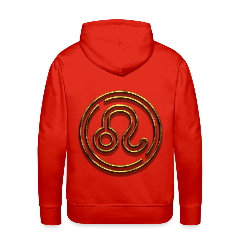 Leo 3D Gold Men’s Premium Hoodie