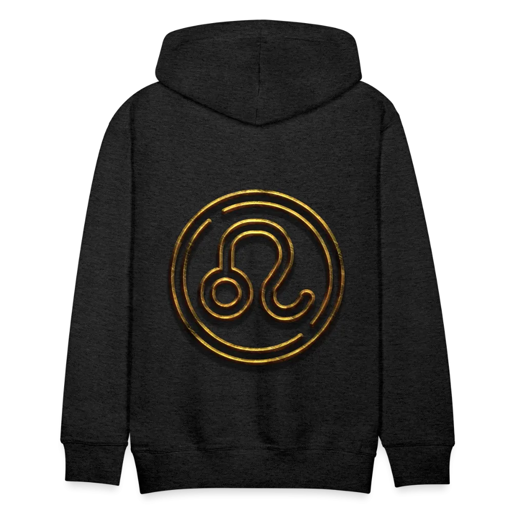 Leo 3D Gold Men’s Premium Hoodie