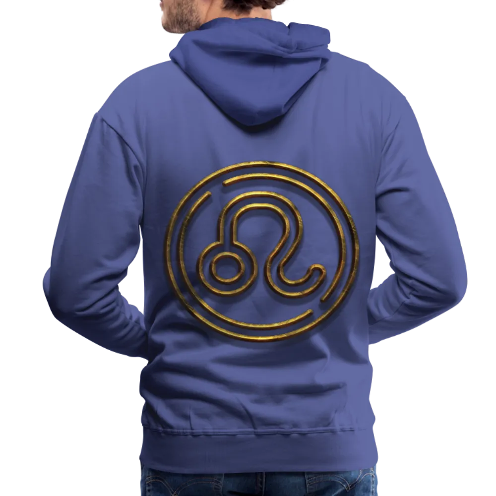 Leo 3D Gold Men’s Premium Hoodie