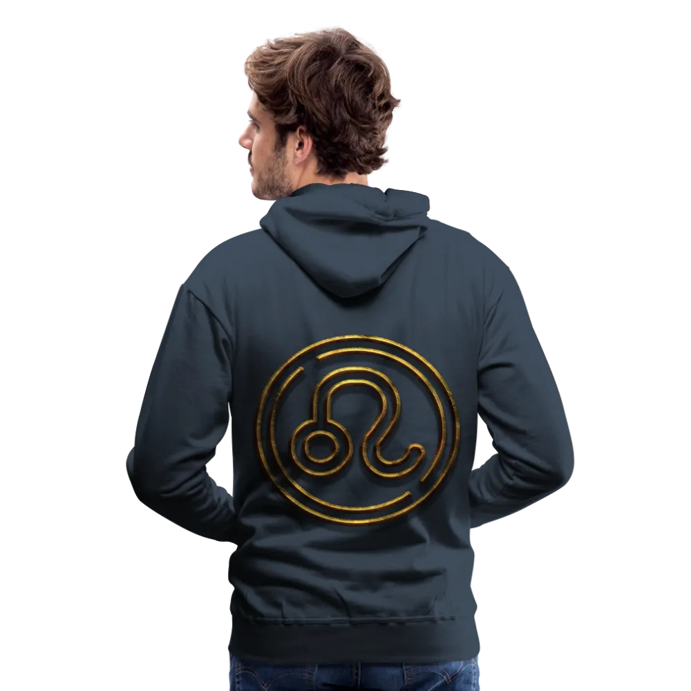 Leo 3D Gold Men’s Premium Hoodie