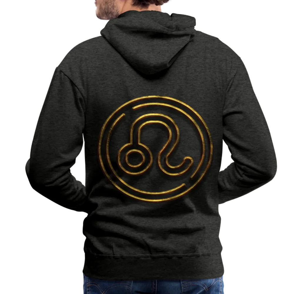 Leo 3D Gold Men’s Premium Hoodie