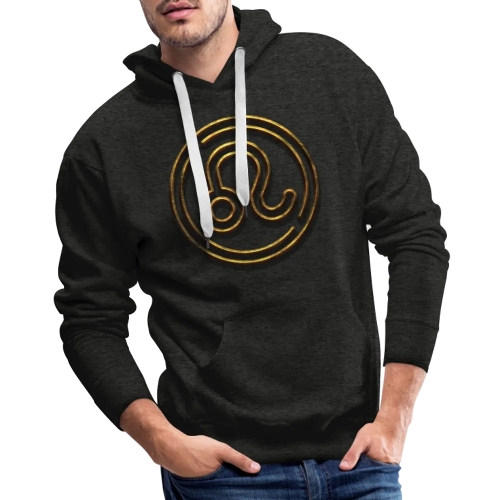 Leo 3D Gold Men’s Premium Hoodie