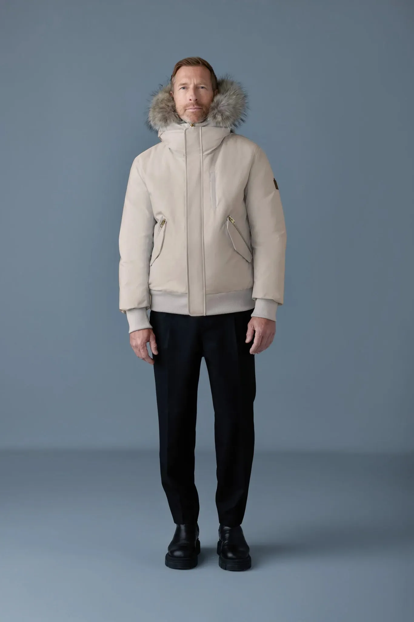 MACKAGE DIXON-F - 2-in-1 Nordic Tech Down Bomber With Natural Fur