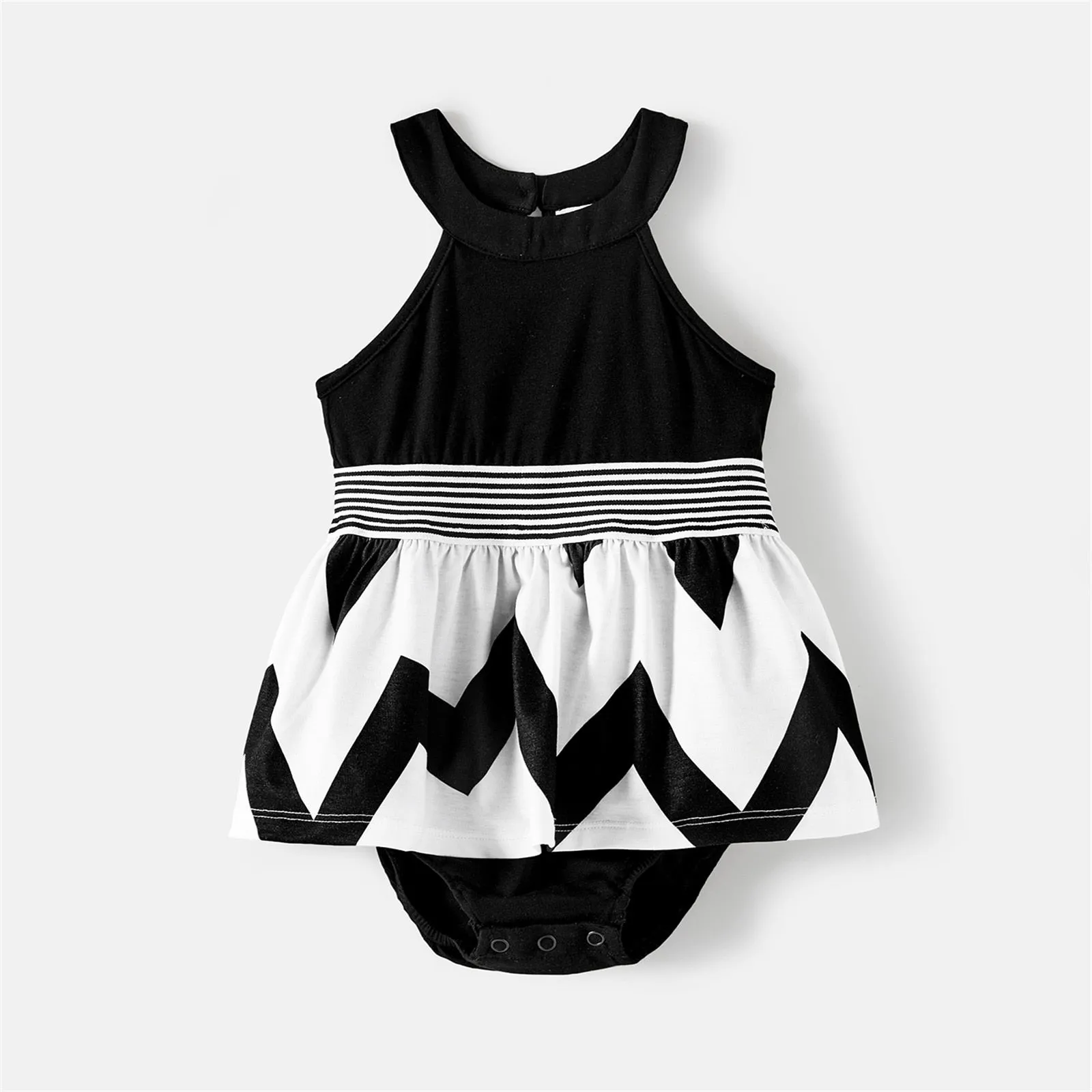 Matching Family Outfit - Striped Black & White Rio de Janeiro Set