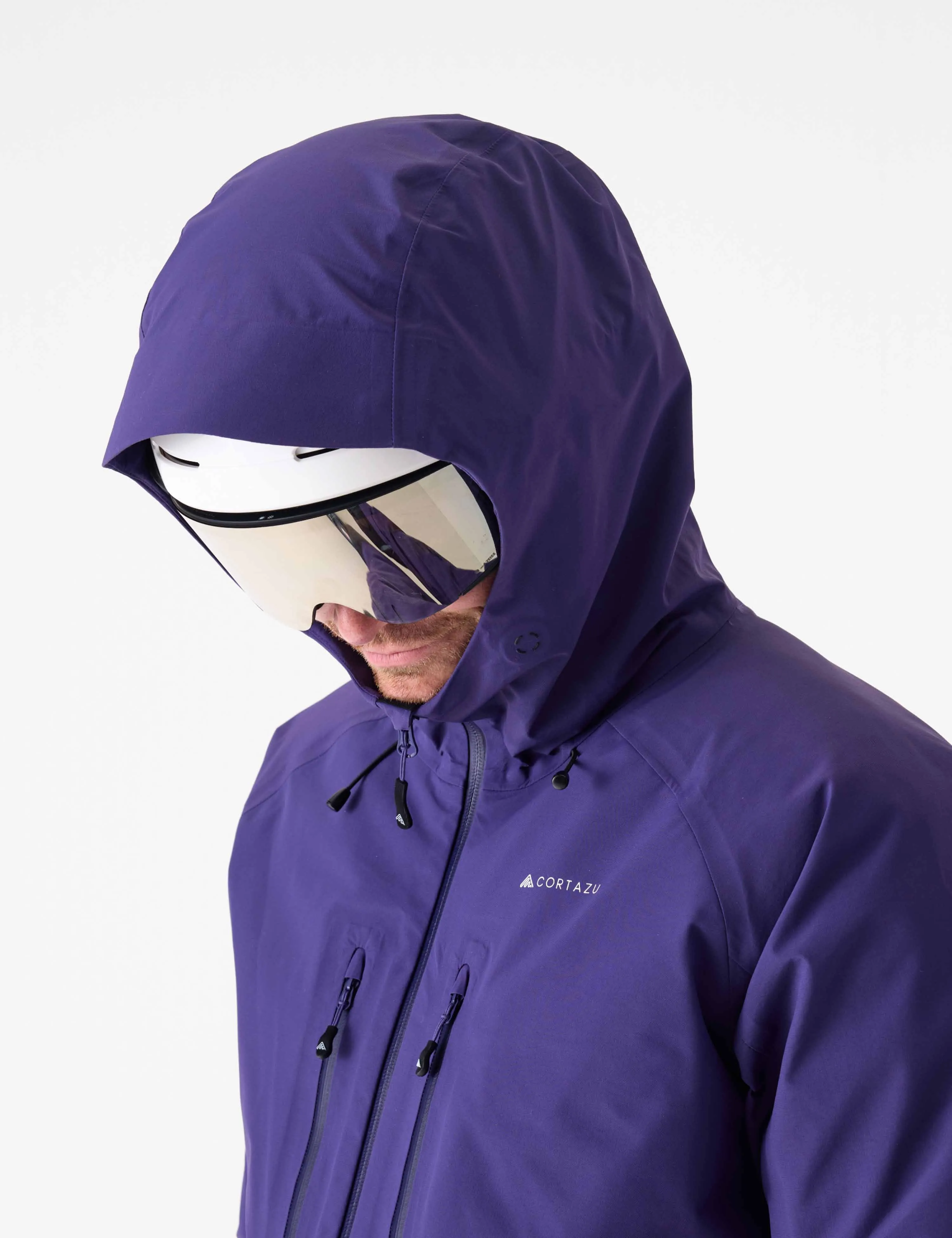 Mountain Hardshell Jacket Purple | Mens