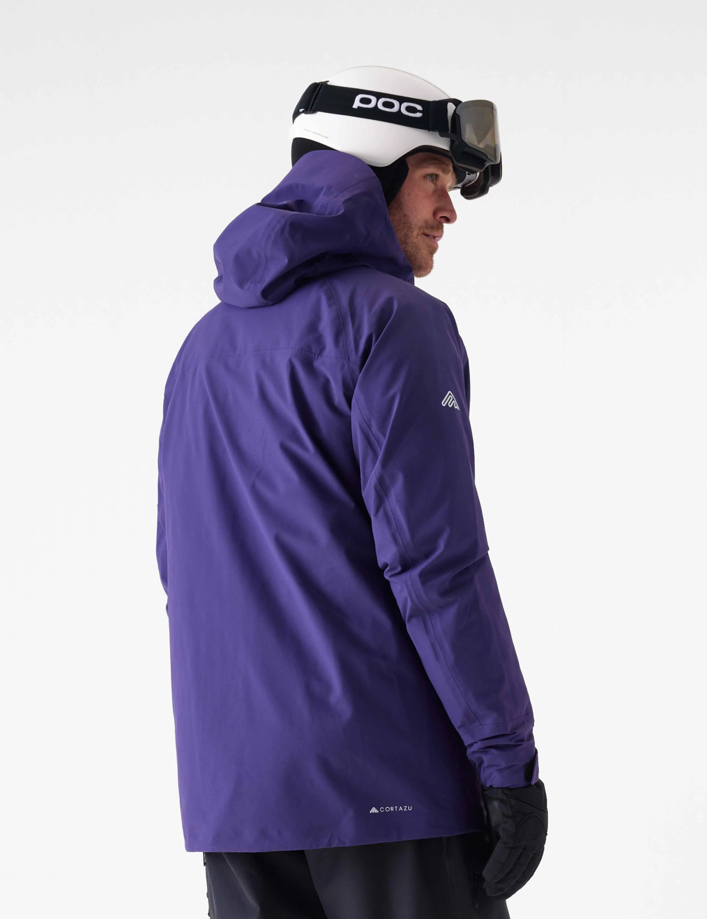 Mountain Hardshell Jacket Purple | Mens