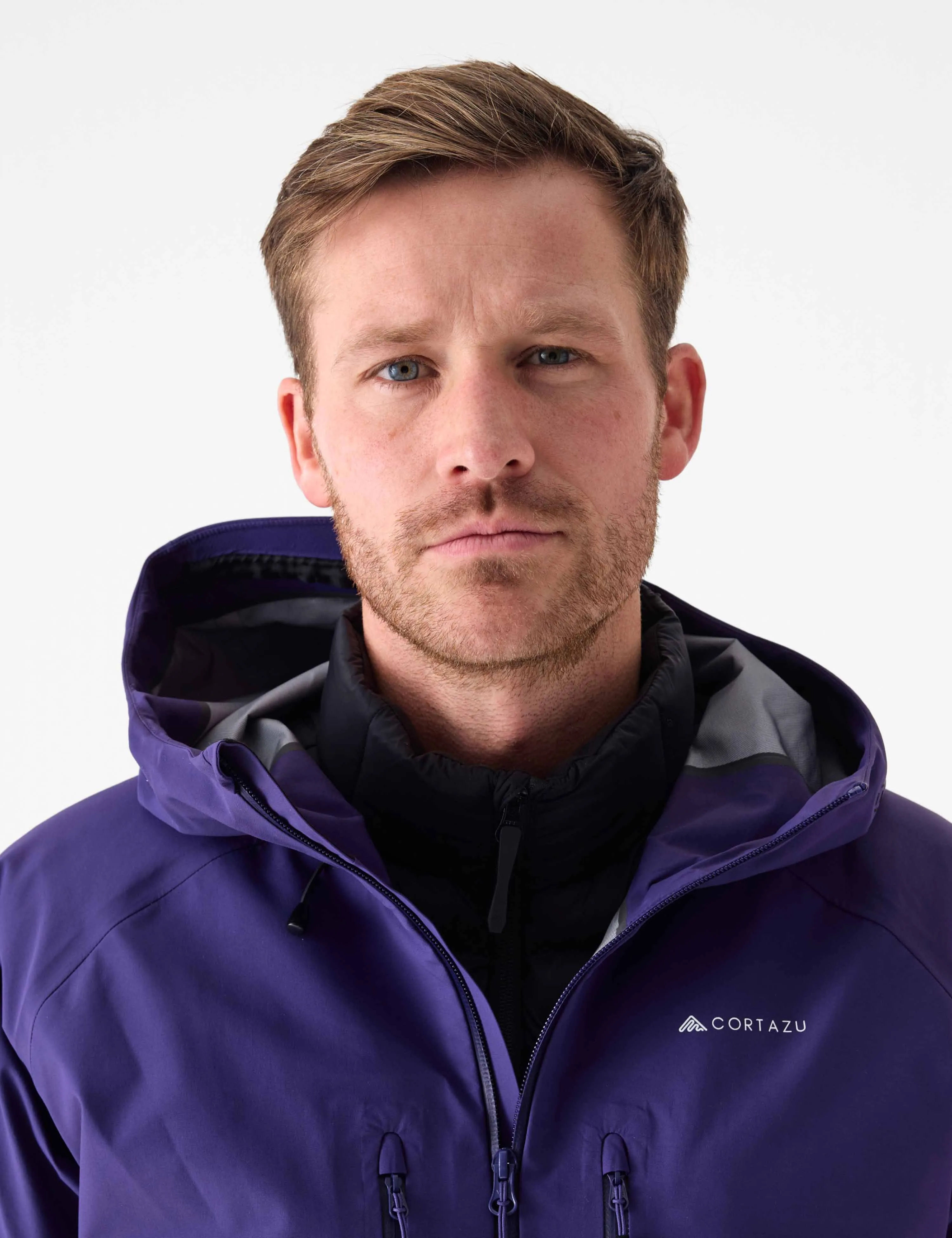 Mountain Hardshell Jacket Purple | Mens