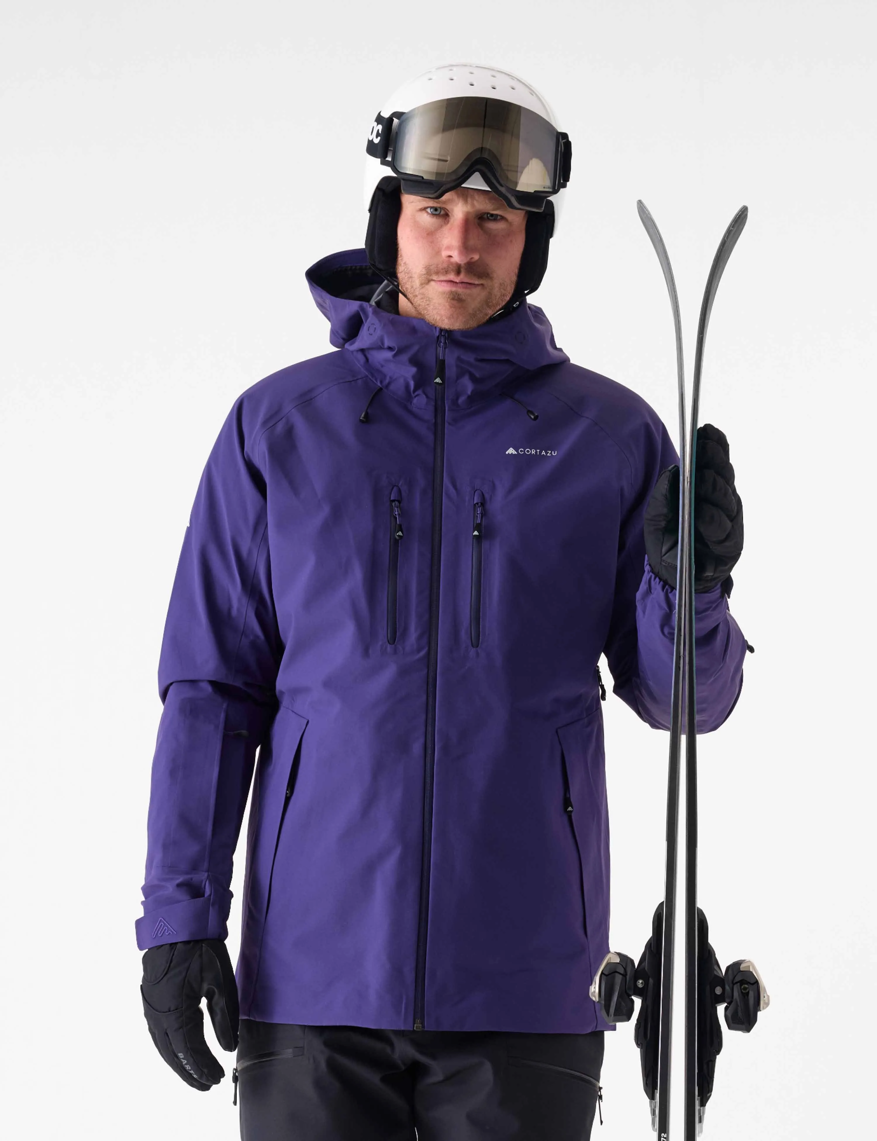 Mountain Hardshell Jacket Purple | Mens