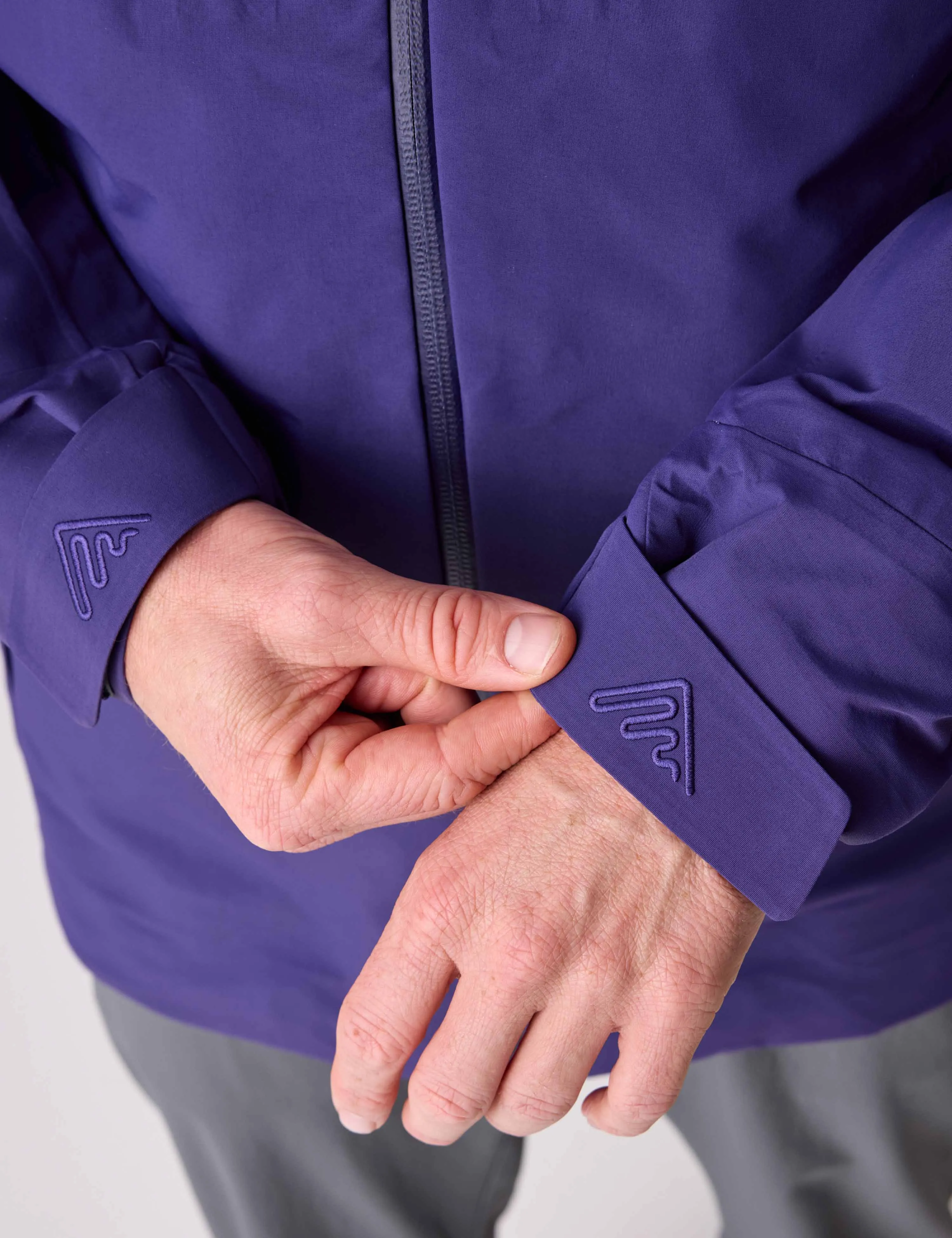 Mountain Hardshell Jacket Purple | Mens