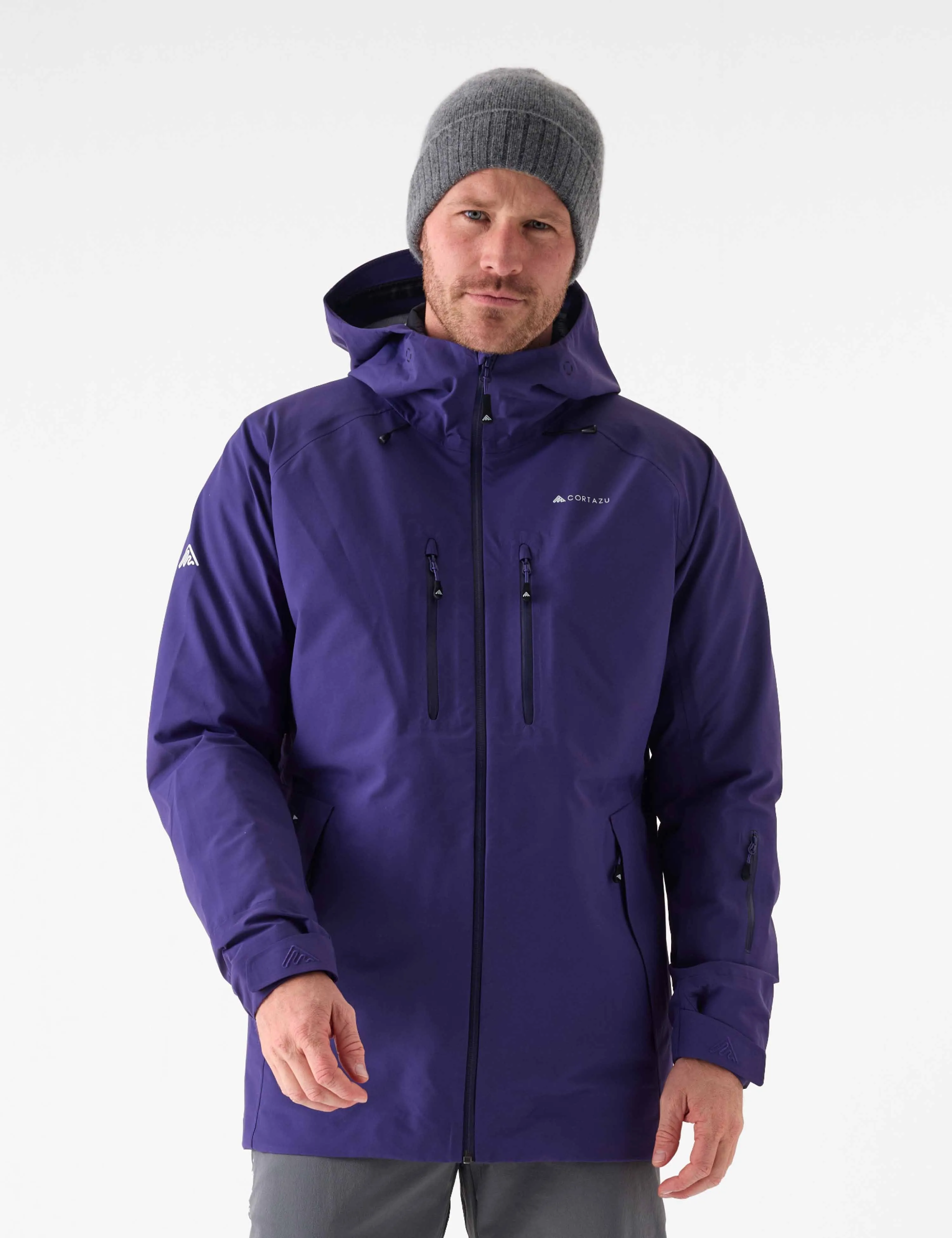 Mountain Hardshell Jacket Purple | Mens